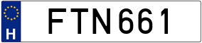 Truck License Plate